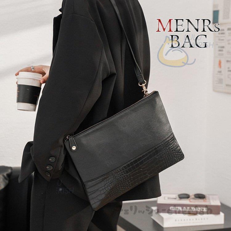 セカンドバッグ ハンドバッグ 手持ち メンズ バッグ PU かばん 鞄 メンズバッグ カジュアル メンズバッグ バックパック カバン